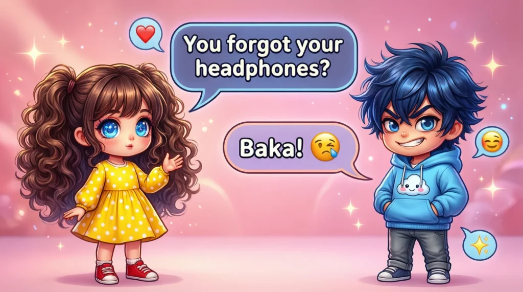 Examples of Baka in Conversation