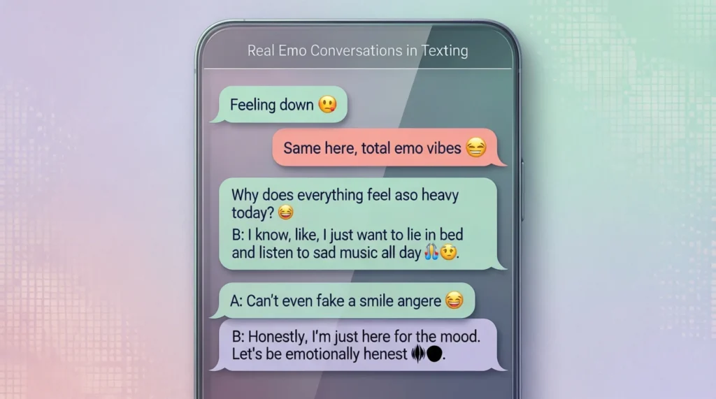 Examples of Emo in Conversation