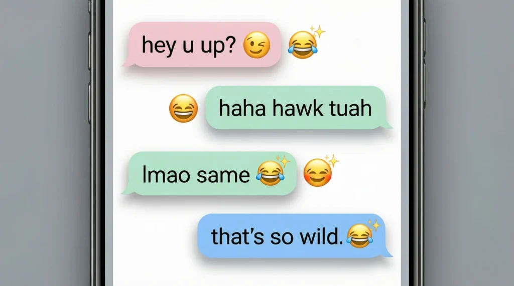 Examples of Hawk Tuah in Conversation