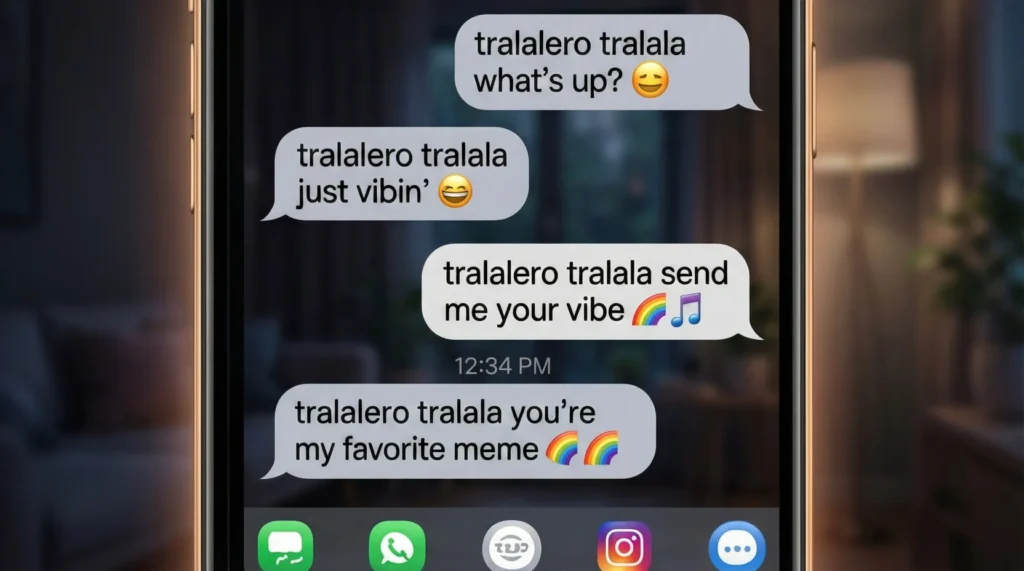 Examples of Tralalero Tralala in Conversation