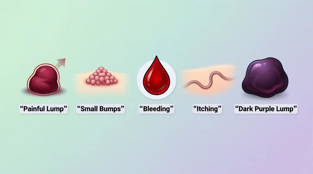 Signs of Hemorrhoids in Real Life