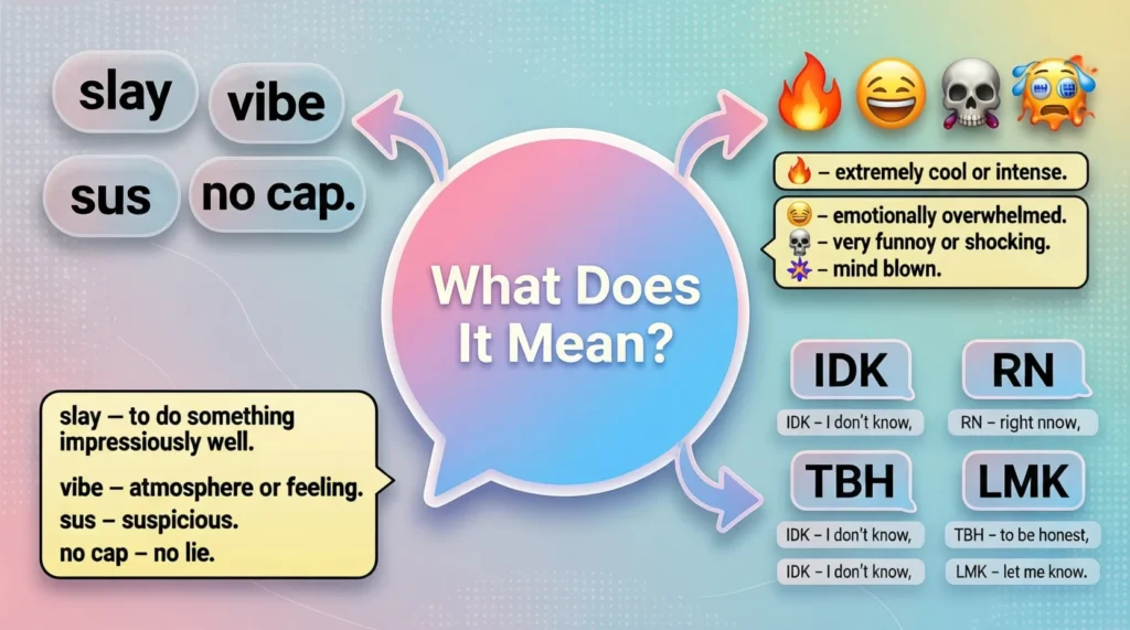 “What Does It Mean” Mean in Text