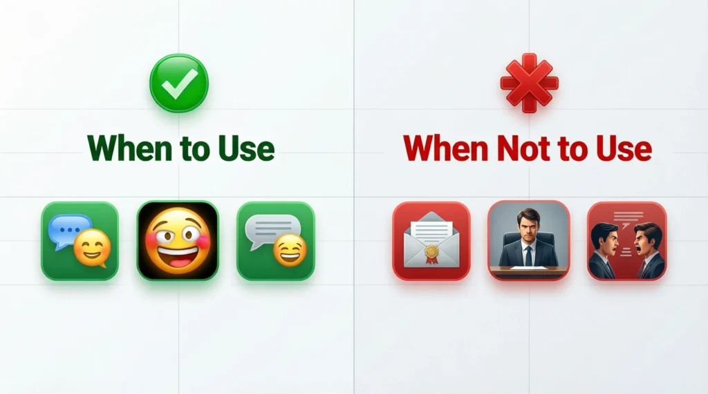 When to Use Emo and When Not to Use It