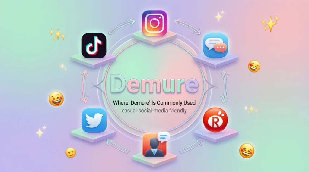 Where Is Demure Commonly Used