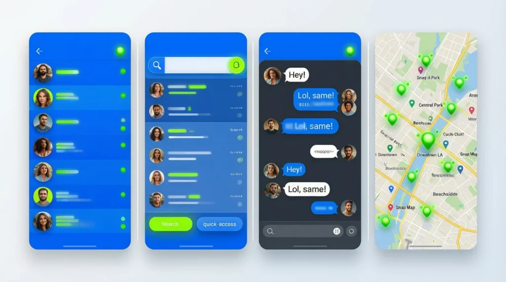 Where Is the Green Dot on Snapchat Commonly Used