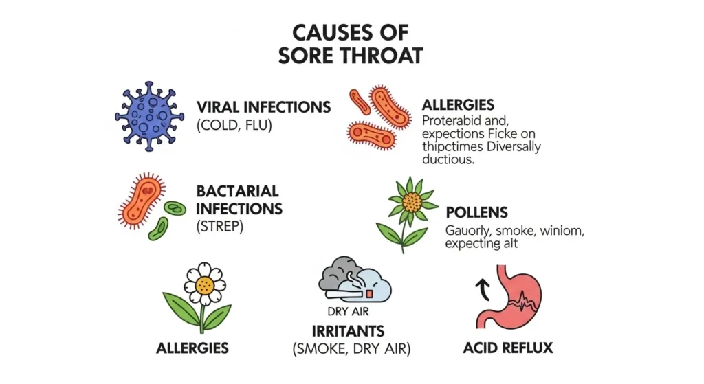 Common Causes of a Sore Throat