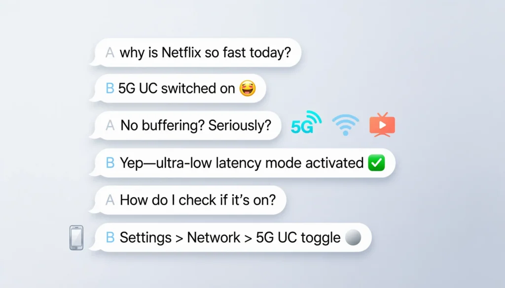 Examples of 5G UC in Conversation