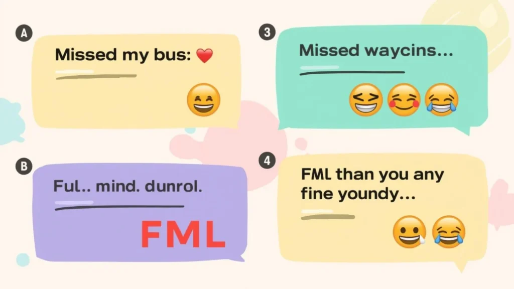 Examples of FML in Conversation