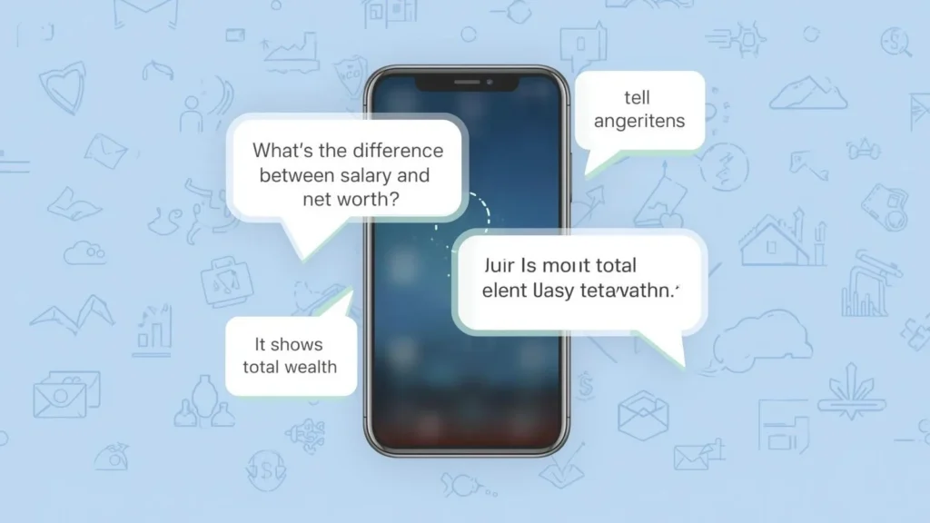 Examples of Net Worth in Conversation