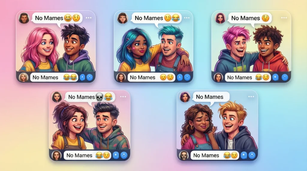 Examples of No Mames in Conversation