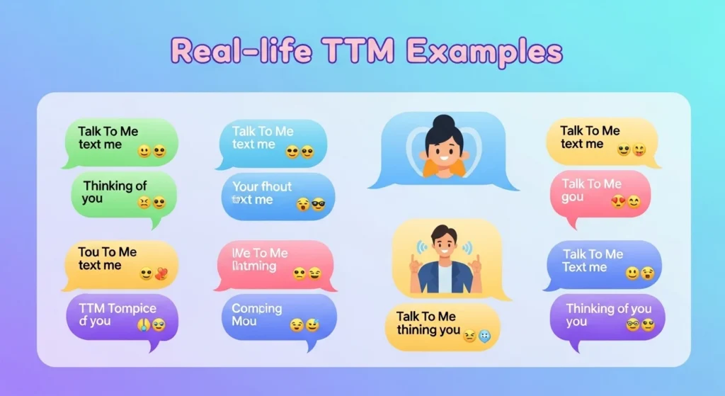 Examples of TTM in Conversation
