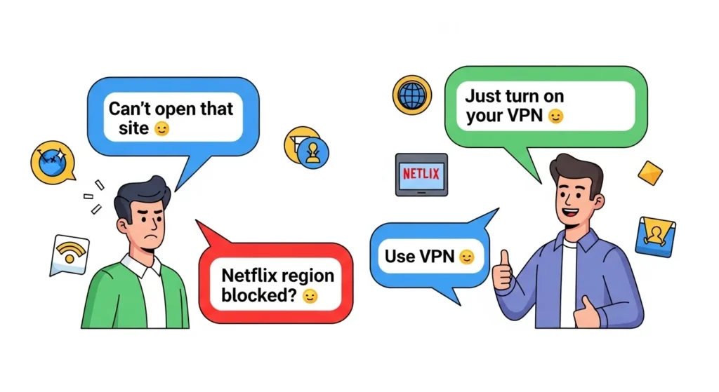 Examples of VPN in Conversation