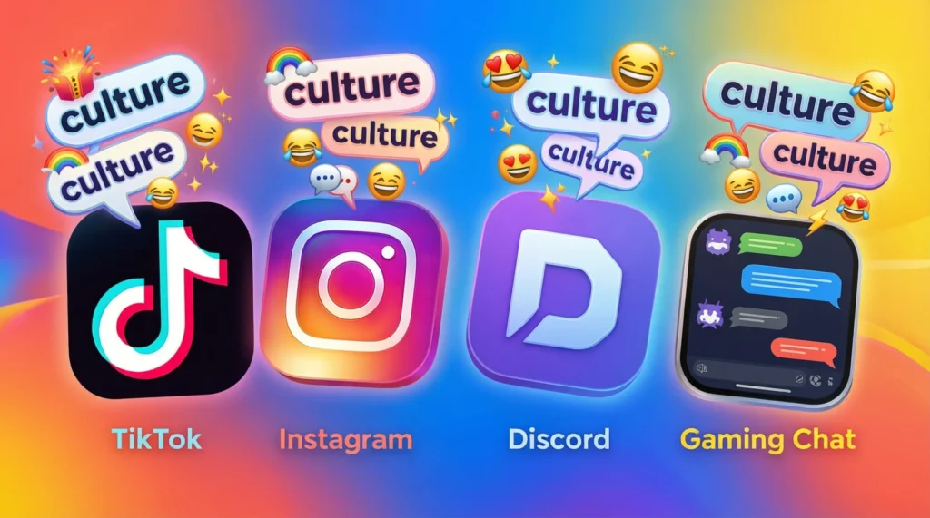 How Is Culture Used on Social Media and Texting