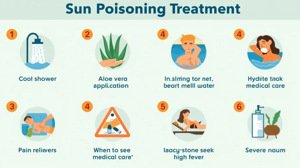 How to Treat Sun Poisoning