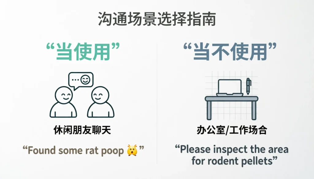 When to Mention Rat Poop