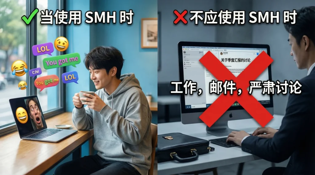 When to Use SMH in Texting