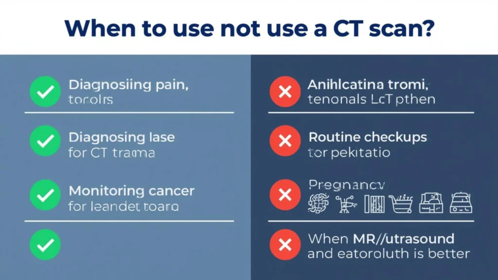 When to Use and When Not To Use a CT Scan