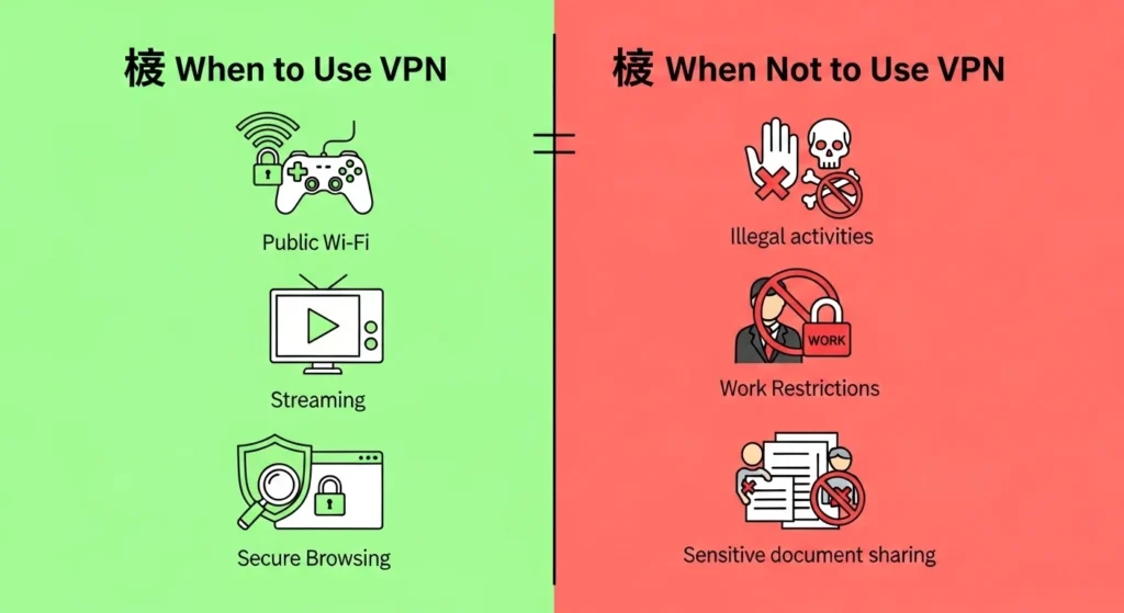 When to Use and When Not to Use VPN