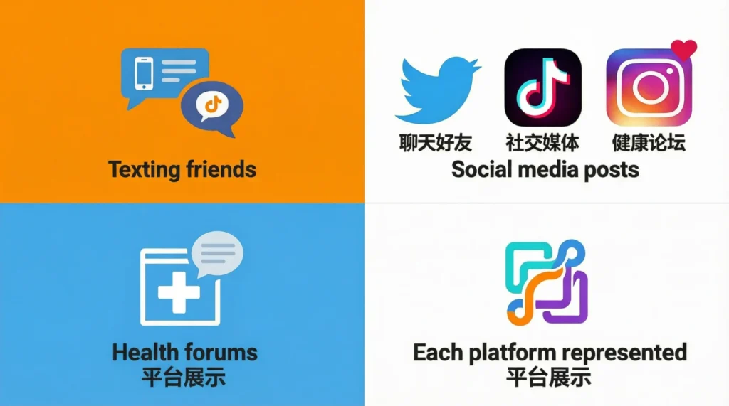 Where Do People Talk About Eye Twitching