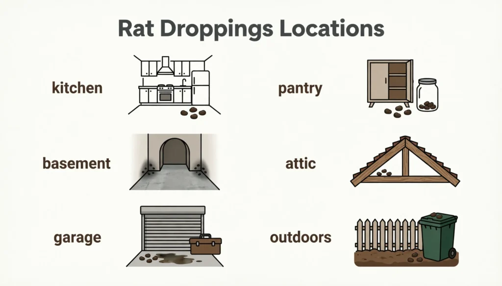 Where Is Rat Poop Commonly Found