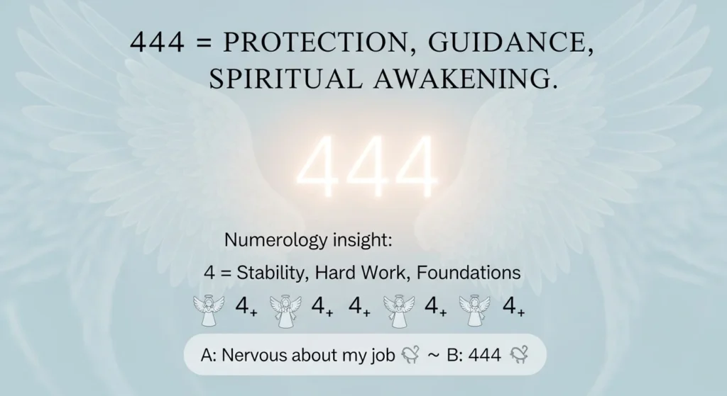 444 Mean Spiritually and in Texting