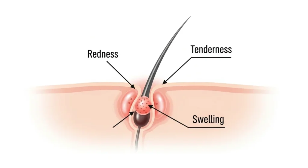 Boil Look Like in Early Stage