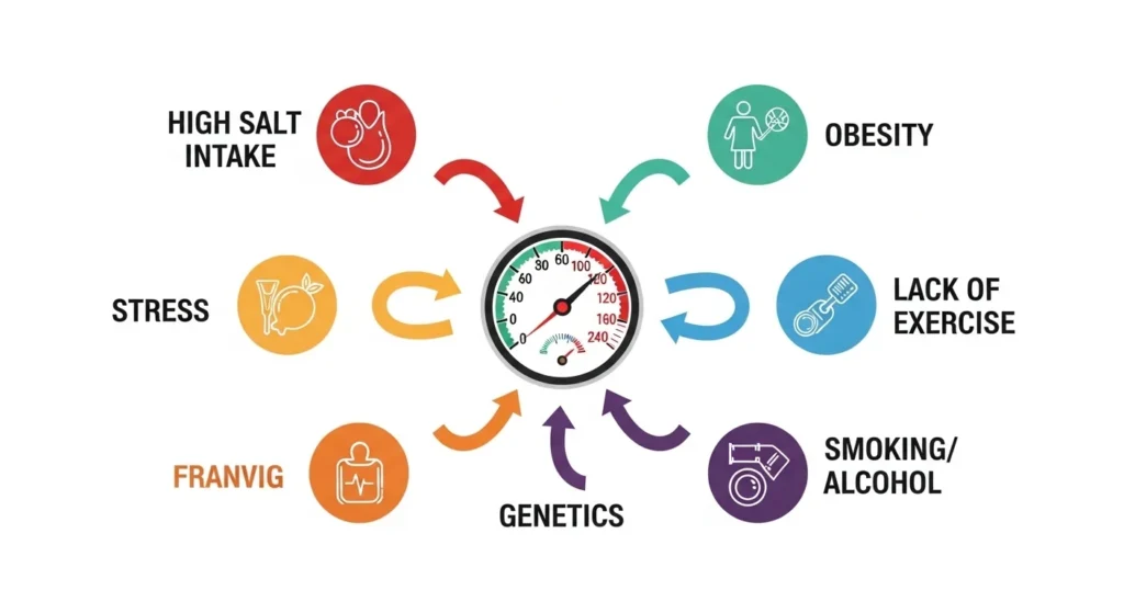 Causes of High Blood Pressure