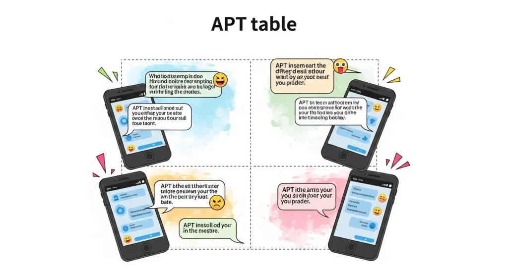 Examples of APT in Conversation