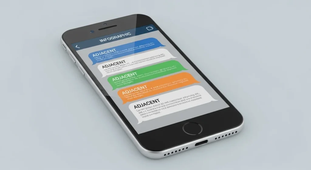 Examples of Adjacent in Conversations