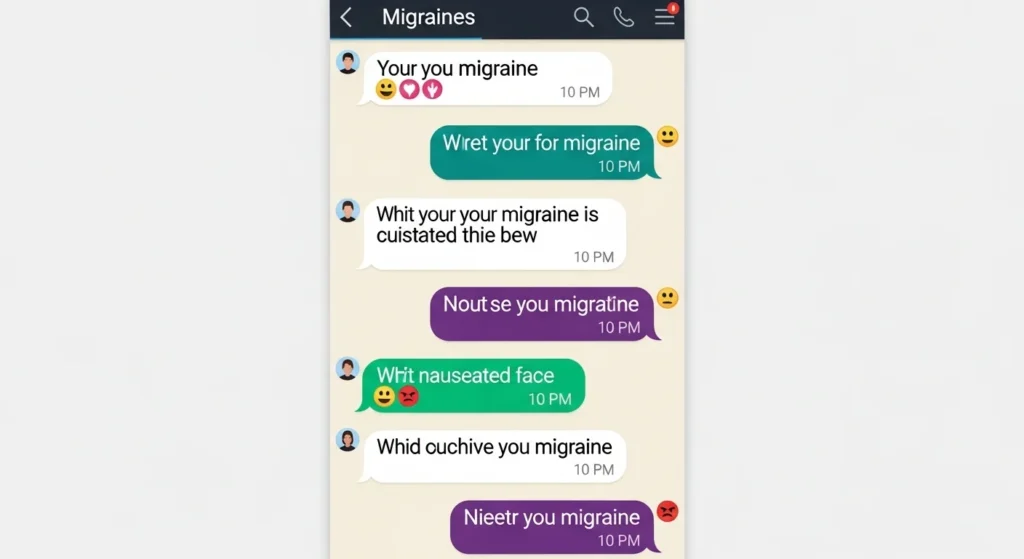 Examples of “Migraine” in Conversation