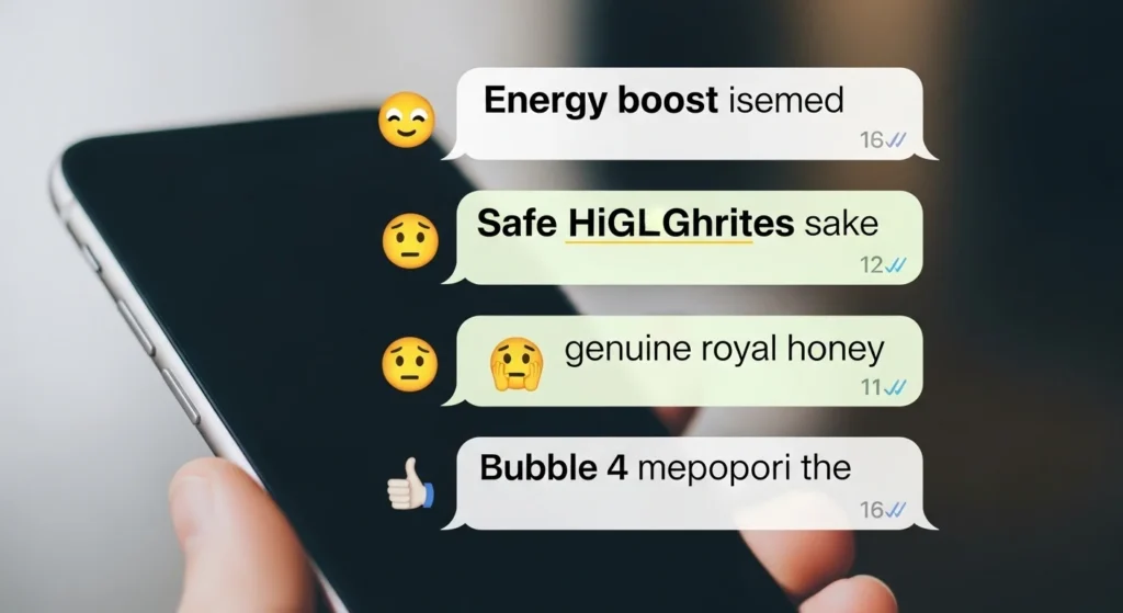 Examples of Royal Honey in Conversation