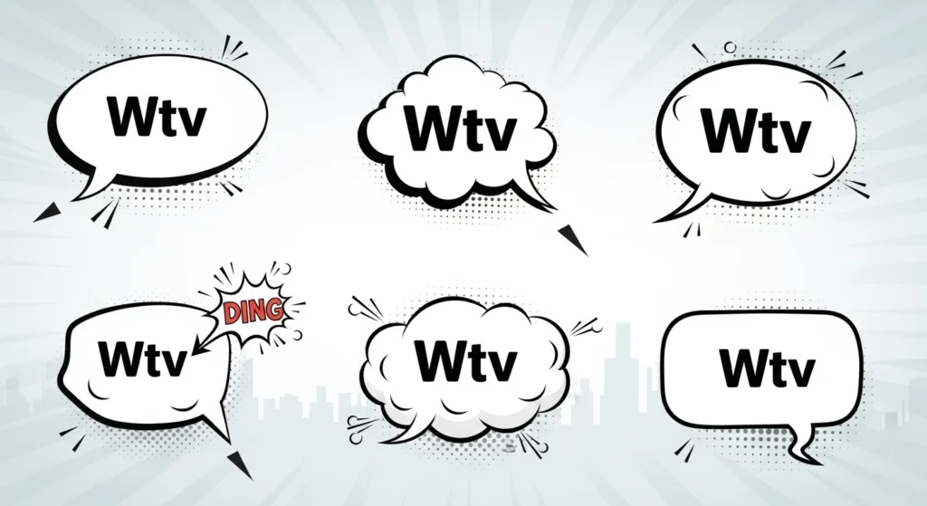 Examples of WTV in Conversation