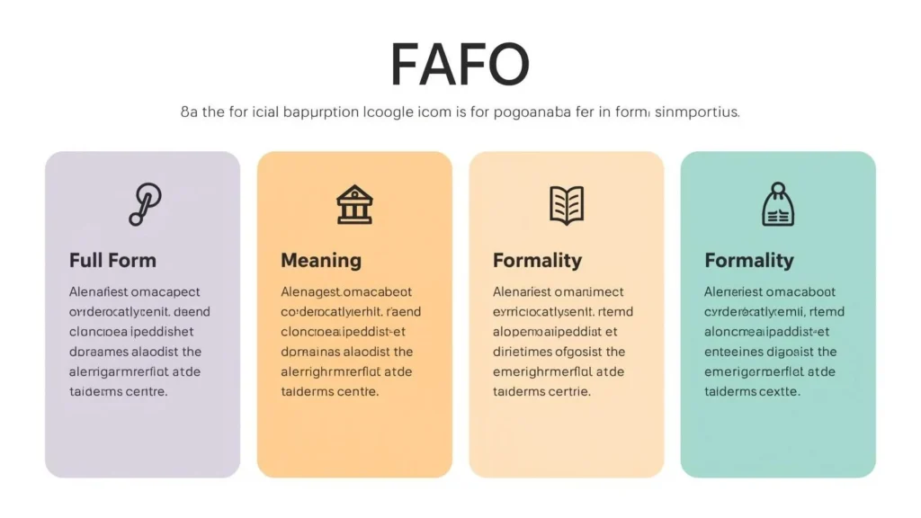 FAFO Definition