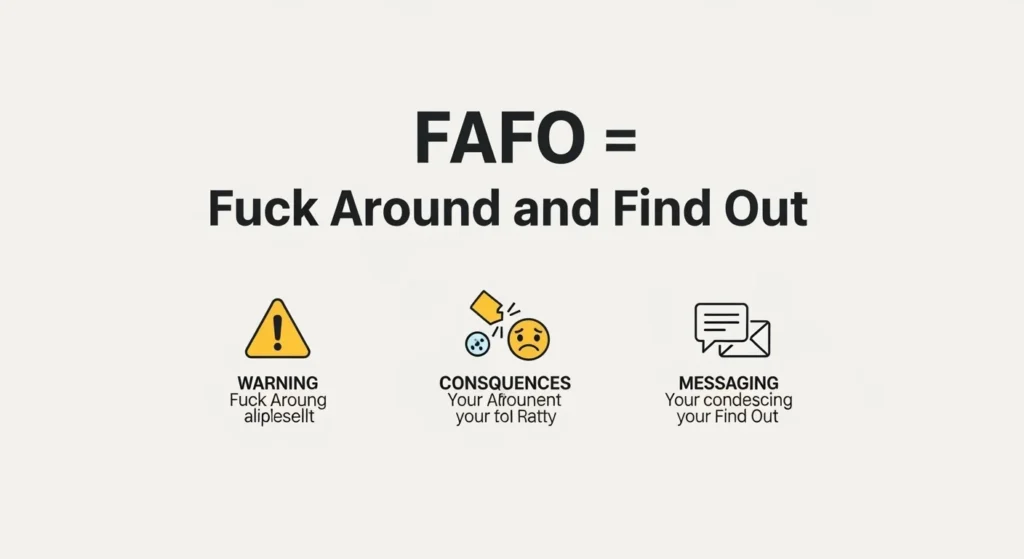 FAFO Mean in Text