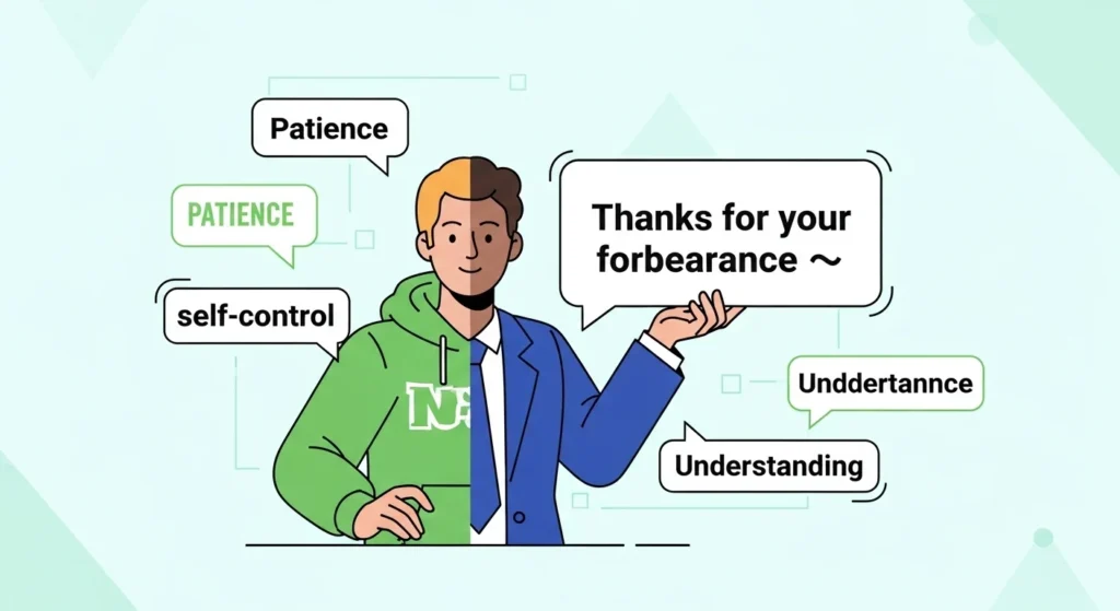 Forbearance Mean in Text