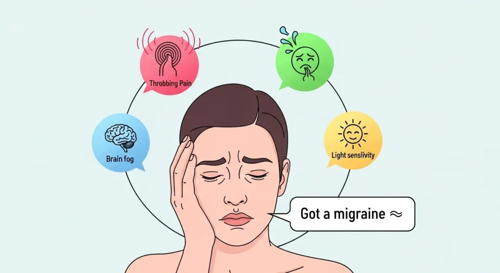 Migraine Feel Like in Text