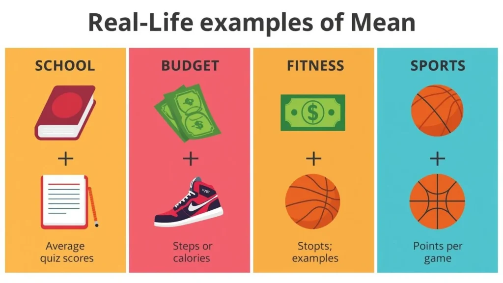 Real Life Applications of Mean
