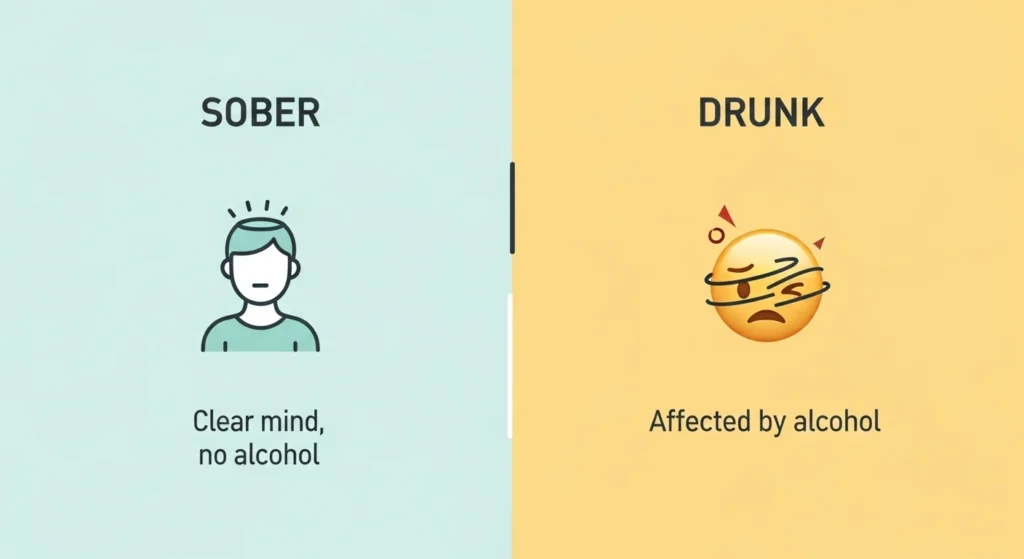 Sober Mean in English