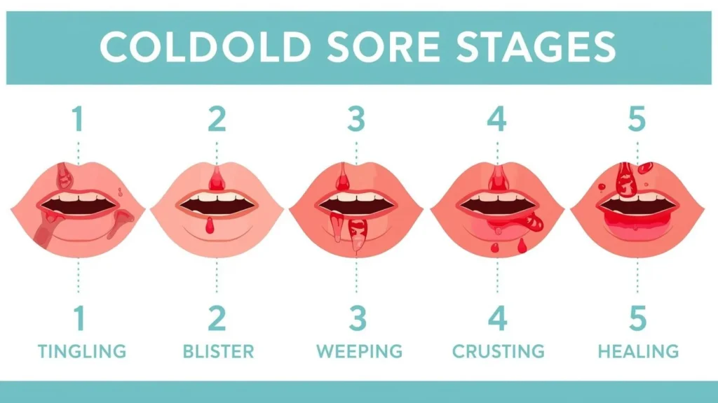Stages of a Cold Sore