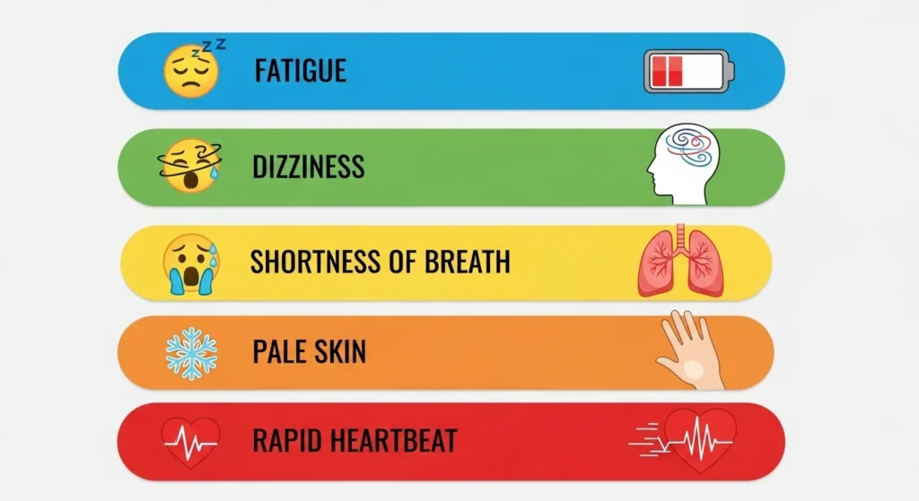 Symptoms of Low Hemoglobin