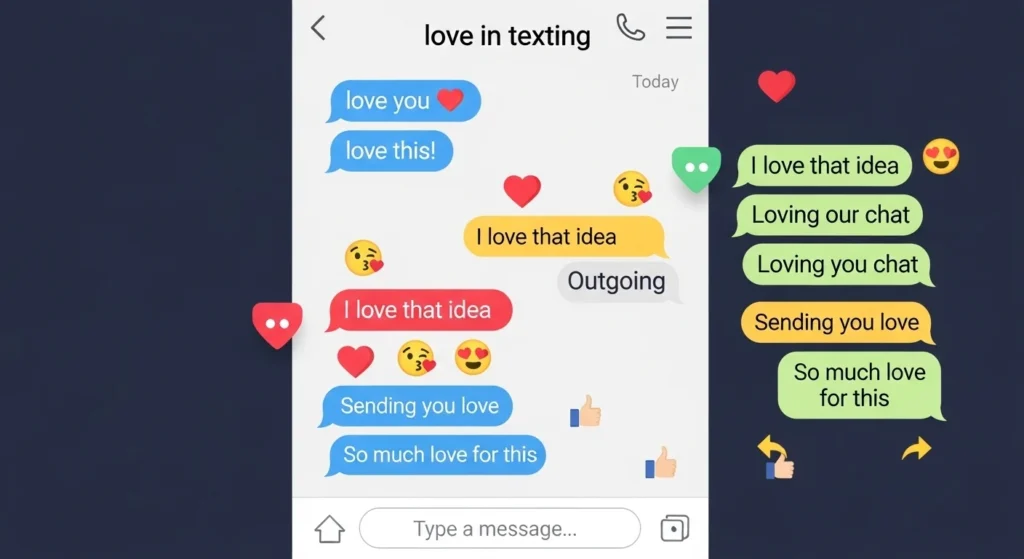 What Does Love Mean in Text