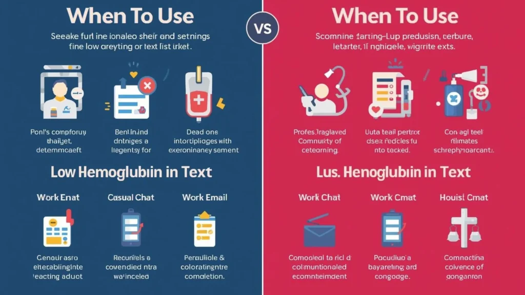 When to Use and When Not to Use Hemoglobin 