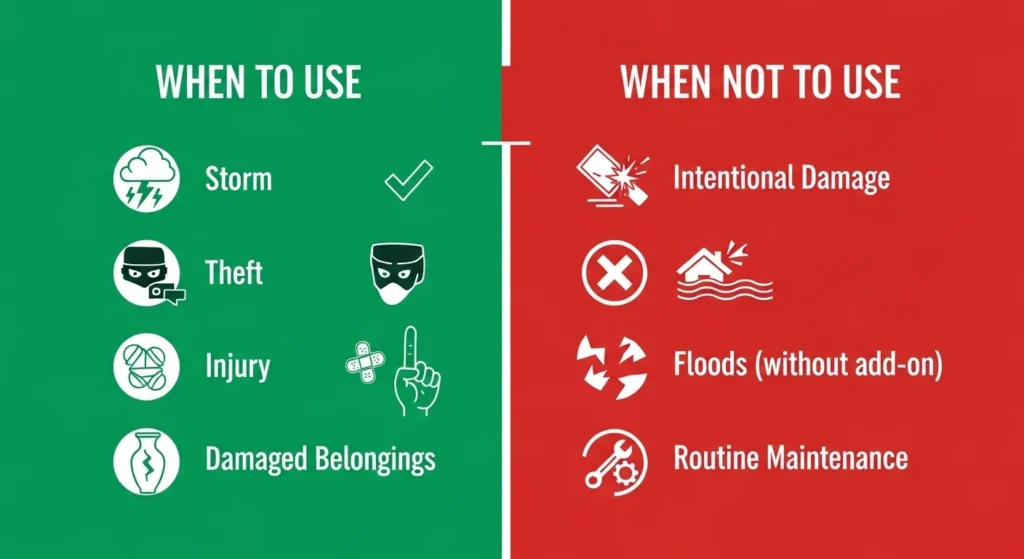 When to Use and When Not to Use Homeowners Insurance 