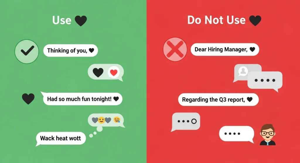 When to Use and When Not to Use a Black Heart