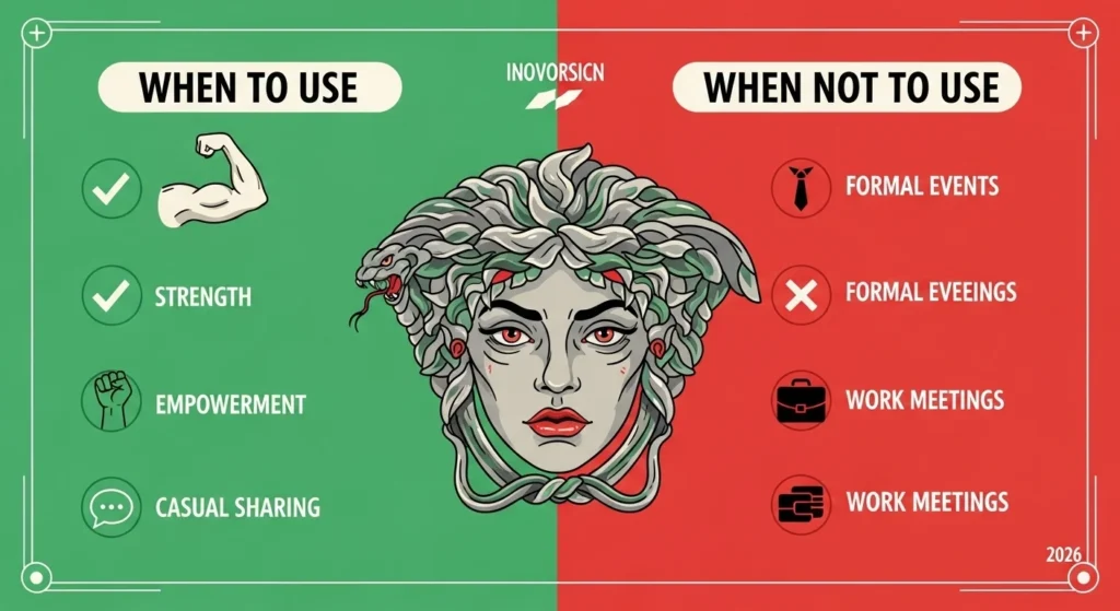 When to Use and When Not to Use a Medusa Tattoo