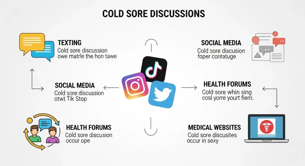 Where Do People Talk About Cold Sores