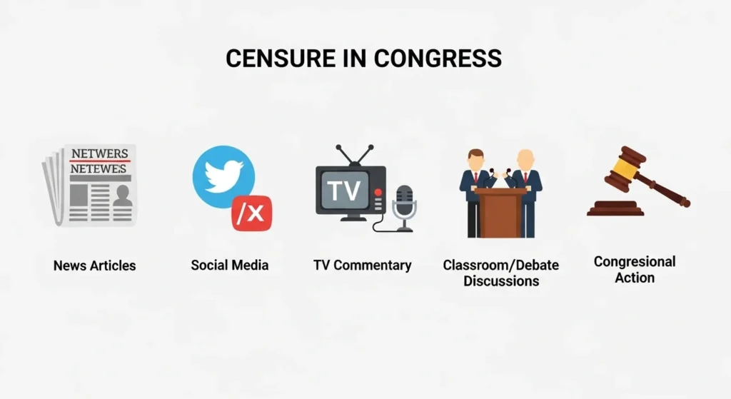 Where Is “Censure in Congress” Commonly Discussed