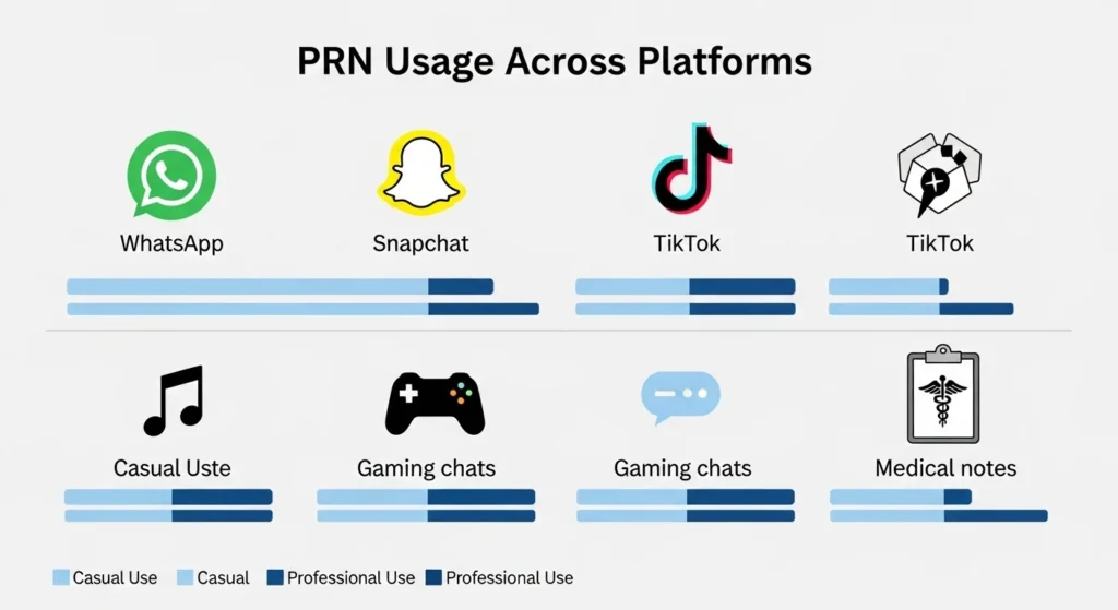 Where Is PRN Commonly Used