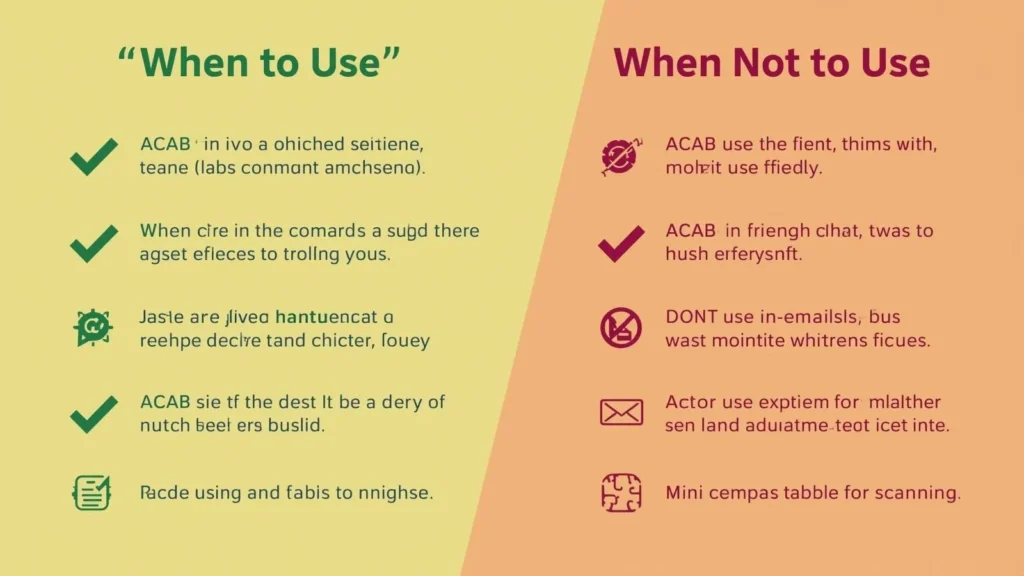 When to Use and When Not to Use ACAB