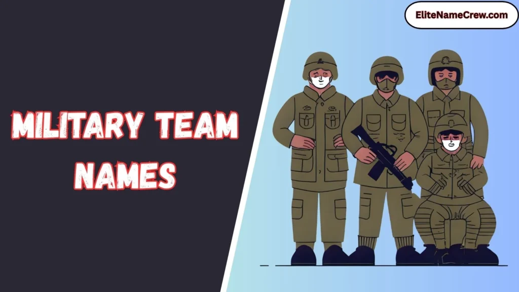 Military Team Names
